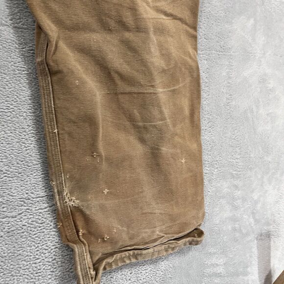 Carhartt B01 BRN Pants 37x30* Double Knee Carpenter Thrashed Distressed VTG USA - Picture 15 of 16